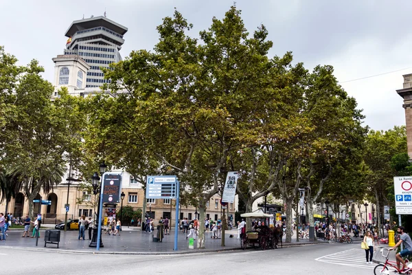 Barcelona i september, Spanien — Stockfoto