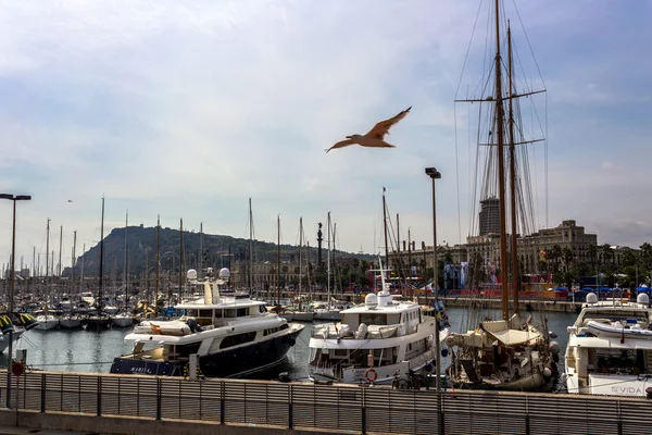 Barcelona i september, Spanien — Stockfoto