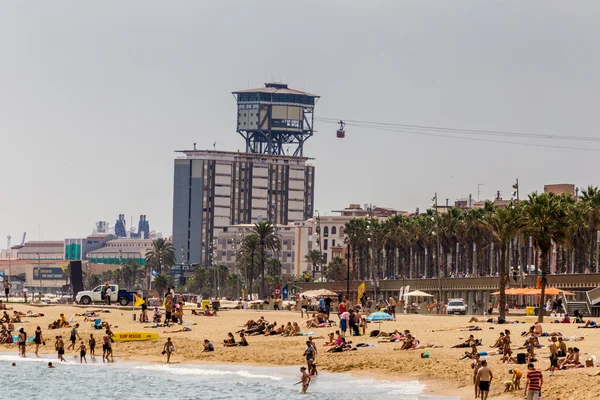 Barcelona v září, Španělsko — Stock fotografie