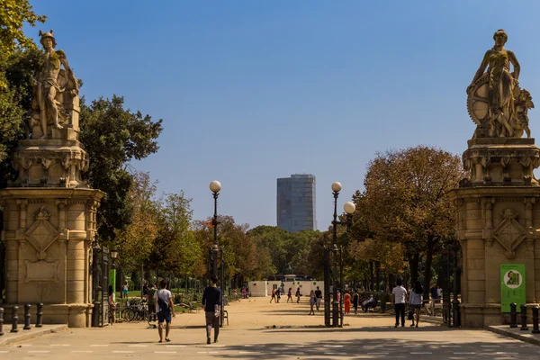 Barcelona im September, spanien — Stockfoto