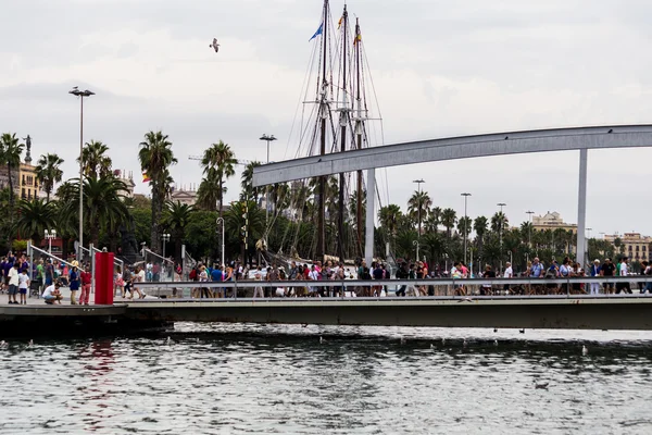 Barcelona in September, Catalan — Stock Photo, Image