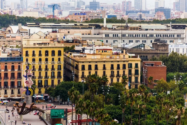 Barcelona i september, katalanska — Stockfoto