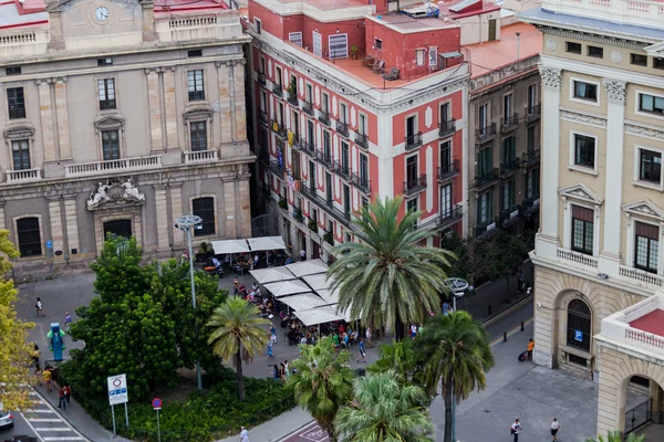 Barcelona i september, katalanska — Stockfoto