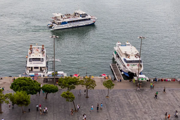 Barcelona in september, Catalaans — Stockfoto