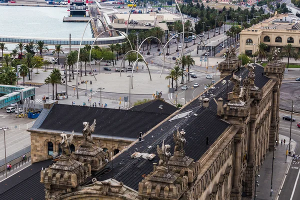 Barcelona im september, katalanisch — Stockfoto