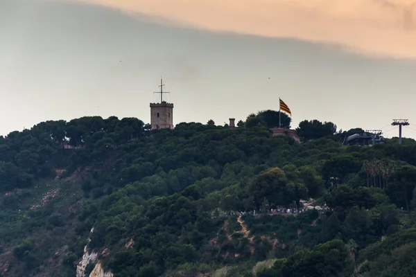 Barcelona i september, katalanska — Stockfoto