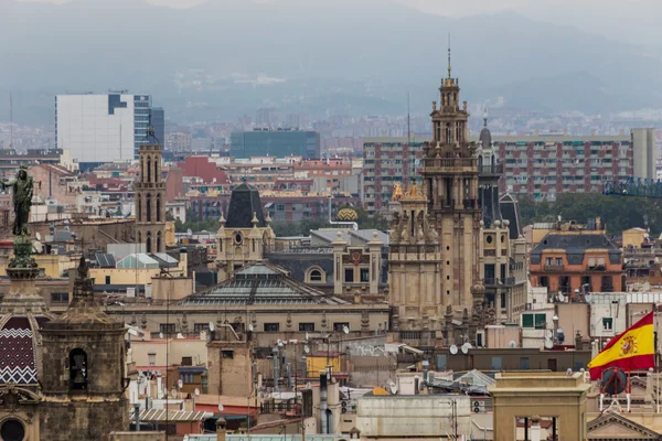 Barcelona im september, katalanisch — Stockfoto