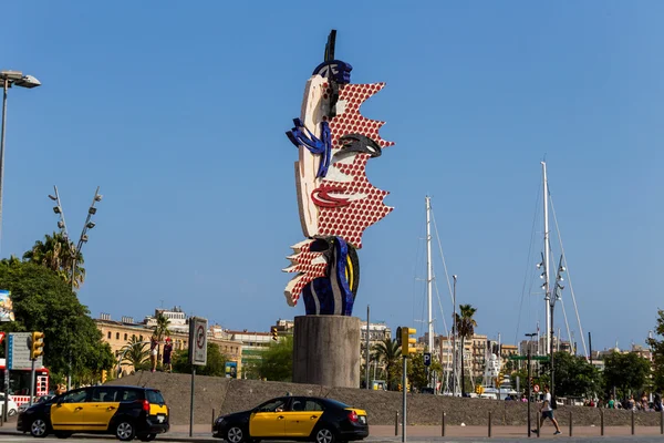 Barcelona i september, katalanska — Stockfoto