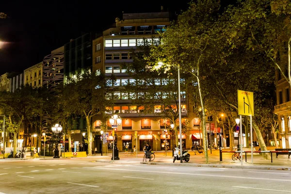 Barcelona im september, katalanisch — Stockfoto