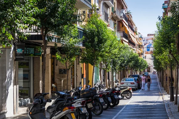 Sitges, de provincie Barcelona. Augustus 2015 — Stockfoto