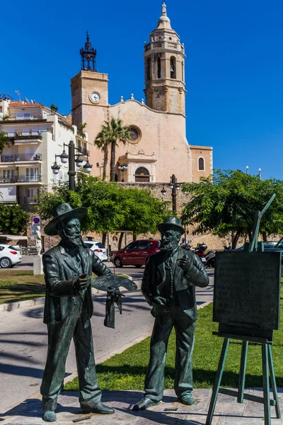 Sitges, la provincia de Barcelona. Agosto 2015 — Foto de Stock
