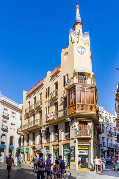 Сіджас, провінція Барселони. Сер 2015 — стокове фото