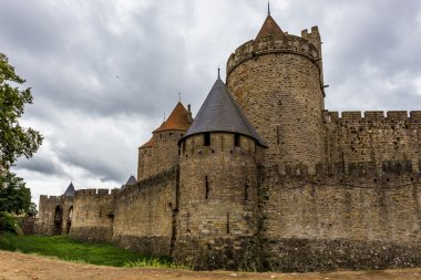 Carcassonne, region MIDI-Pyrenees 2015 clipart