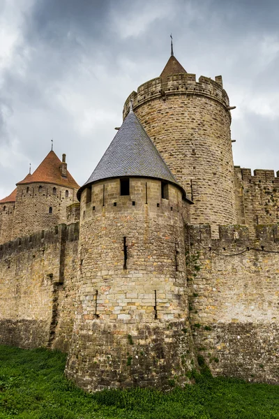 Carcassonne, w regionie Midi-Pyrénées 2015 — Zdjęcie stockowe