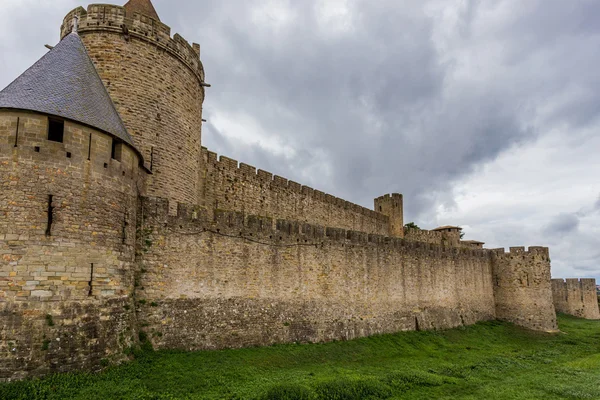 Carcassonne, w regionie Midi-Pyrénées 2015 — Zdjęcie stockowe