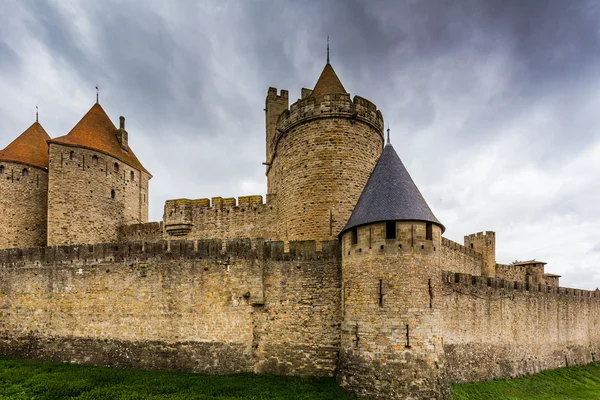 Carcassonne, w regionie Midi-Pyrénées 2015 — Zdjęcie stockowe