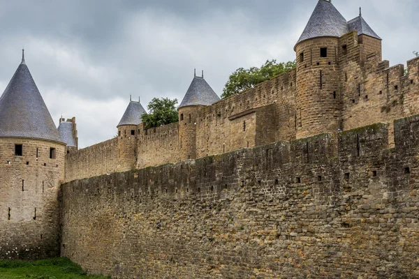 Carcassonne, w regionie Midi-Pyrénées 2015 — Zdjęcie stockowe