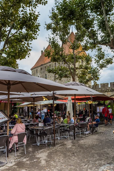 Carcassonne, region MIDI-Pyrenees,Languedoc-Roussillon, France, August, 2015 — Stok fotoğraf