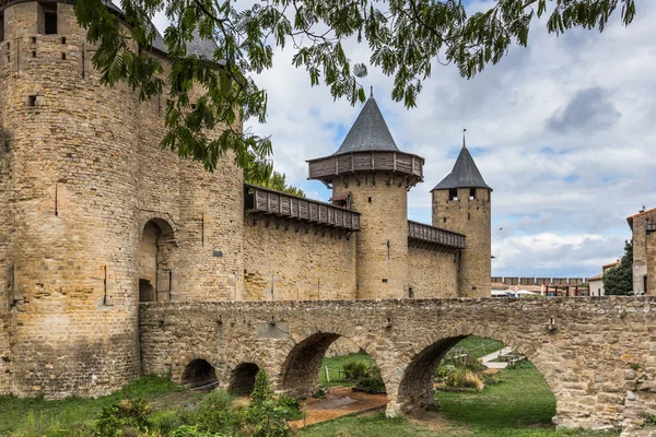 Carcassonne, w regionie Midi-Pyrénées 2015 — Zdjęcie stockowe