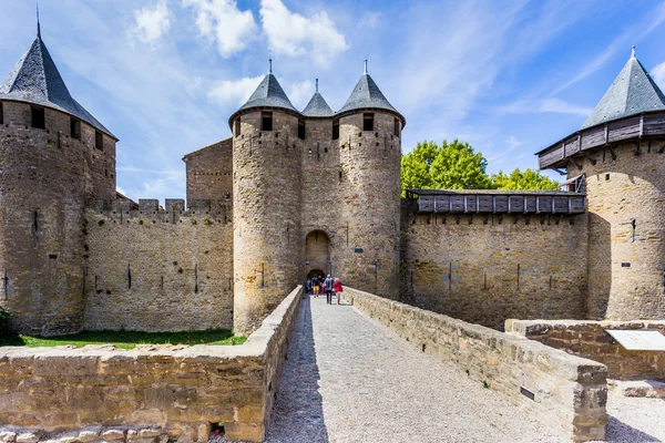 Carcassonne, w regionie Midi-Pyrénées 2015 — Zdjęcie stockowe