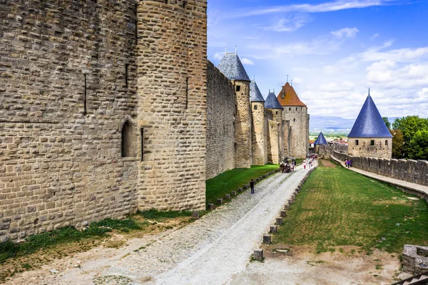 Carcassonne, region midi-pyrenäen 2015 — Stockfoto