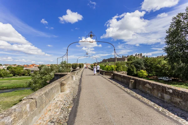 Carcassonne, w regionie Midi-Pyrénées 2015 — Zdjęcie stockowe