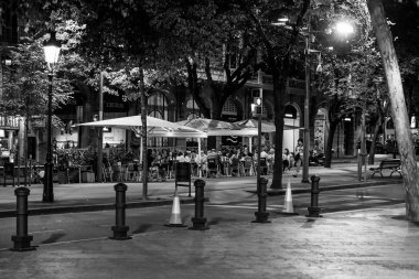 Catalonia, İspanya Barcelona, Ağustos 2015.