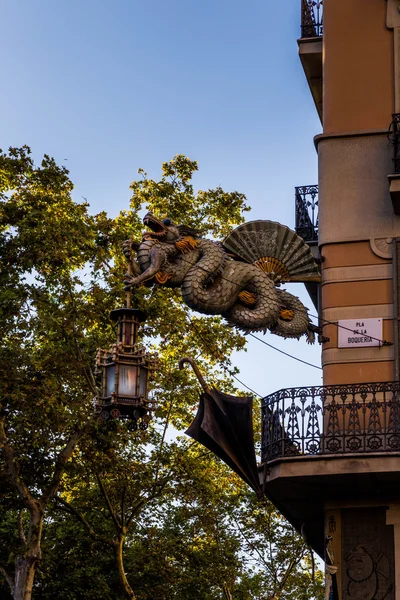 Gamla stan, Barcelona, augusti 2015. — Stockfoto