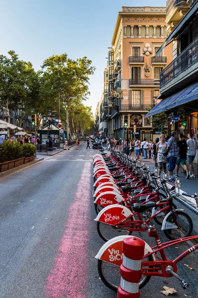 Gamla stan, Barcelona, Spanien, Katalonien, augusti 2015. — Stockfoto
