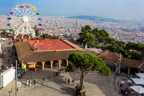 . Catalonia, Spain. Tibidabo, Barcelona 2015 — Stock Photo, Image