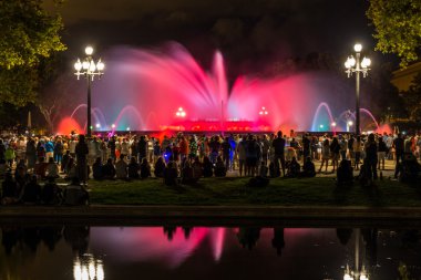 Barcelona gece, Ağustos 2015.