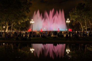 Barcelona gece, Ağustos 2015.