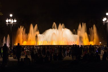 Barcelona gece, Ağustos 2015.