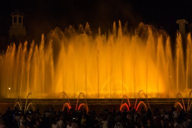 Catalonia, İspanya Barcelona, Ağustos 2015.
