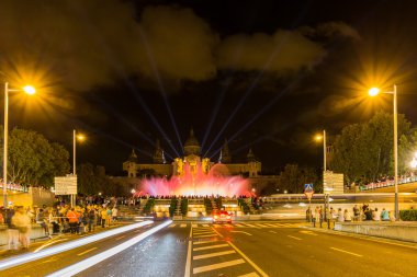 Barcelona gece, Ağustos 2015.