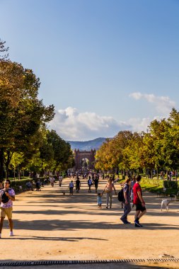 Catalonia, İspanya Barcelona, Ağustos, 2015