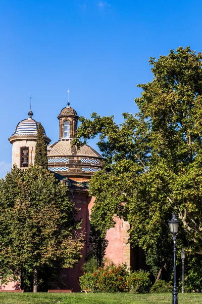 The Park of the Ciutadella, the arc de Triomphe, Barcelona 2015 — Stock Photo, Image