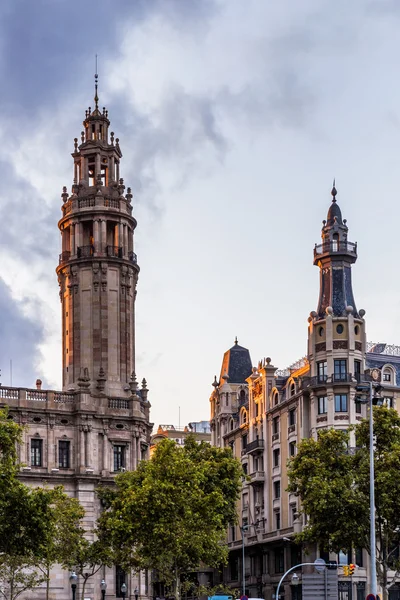 Barcelona noite, agosto de 2015 . — Fotografia de Stock