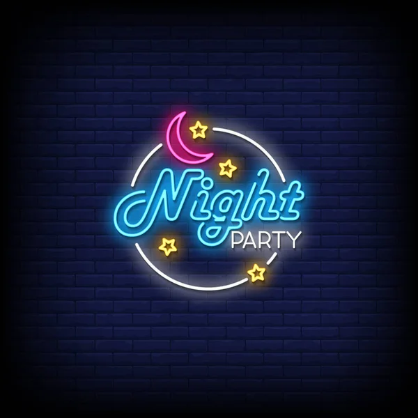 Light Banner Poster Neon Style Neon Signs Led Neon Light — Stock Vector