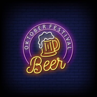 Biranın vektör illüstrasyon logosu