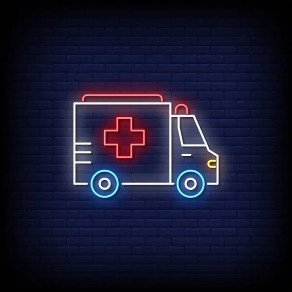 Logo Vektorové Ilustrace Ambulance — Stockový vektor