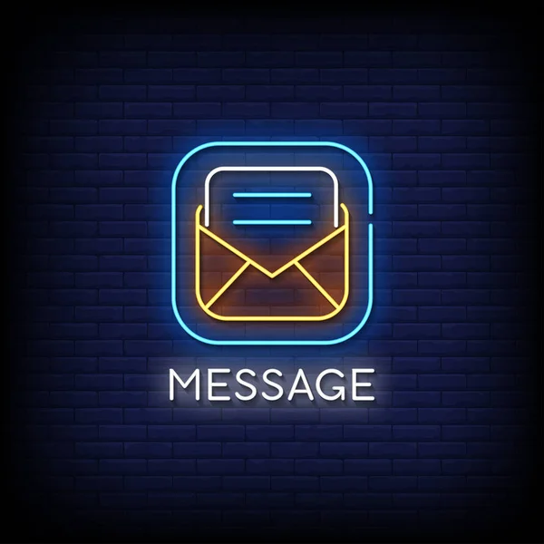 Vektor Illustration Logo Der Botschaft — Stockvektor