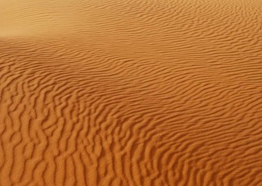 Sakhara çölündeki turuncu kum dalgasının arka planı