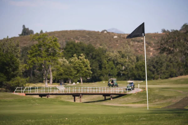 Golfing Golf Resort Golf Course Golf Carts Golfers — Stock Photo, Image