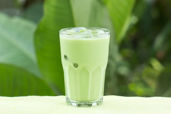 Té verde Matcha frío — Foto de Stock