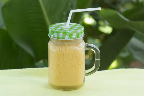 Taze tropikal meyve smoothies — Stok fotoğraf