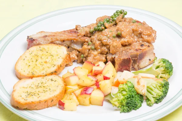 Pork chop biefstuk — Stockfoto