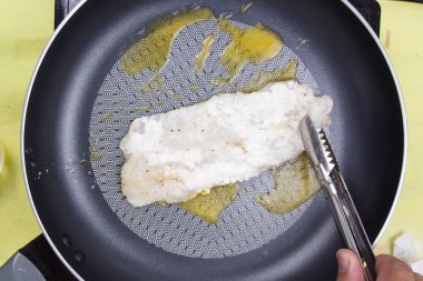 Dory balık biftek pişirme