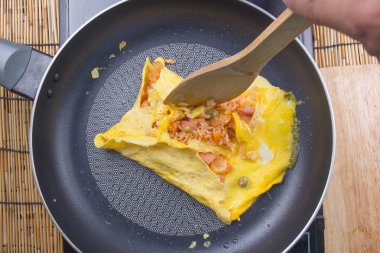 Madde ateş pirinç pişirme Şef