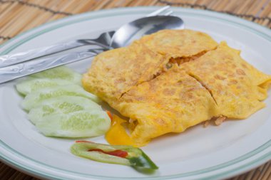 Pastırma şal yumurta ile ateş pirinç 